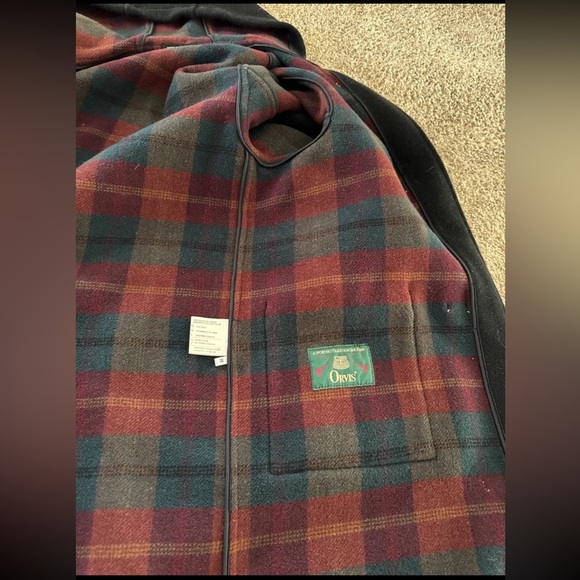 Vintage Orvis Duffle Coat Wool Cashmere Plaid Lined Toggle England 
Size Medium - Picture 8 of 12